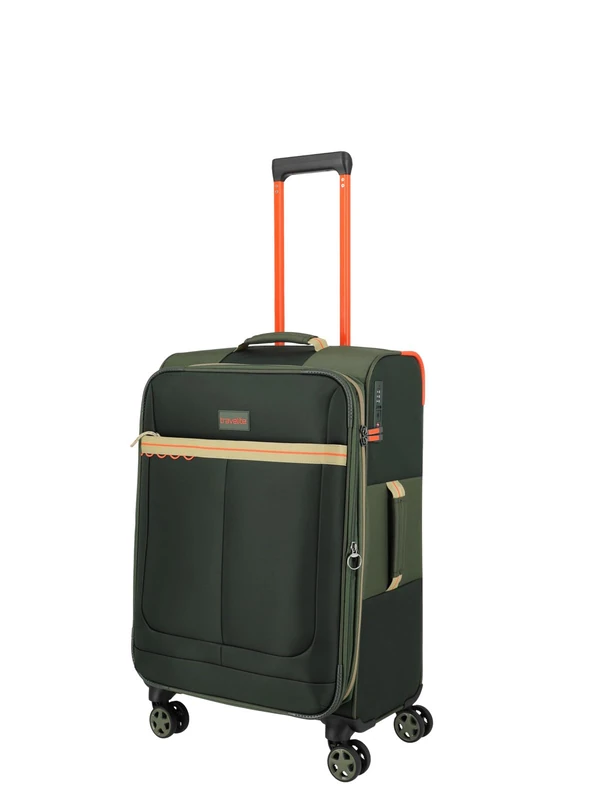 Travelite Color Craze Size M, with TSA Combination Lock, Expandable Fold, 4 Double Wheels, Medium Travel Case, 43 x 66 x 28/32 cm, 3 kg, 61-66 L