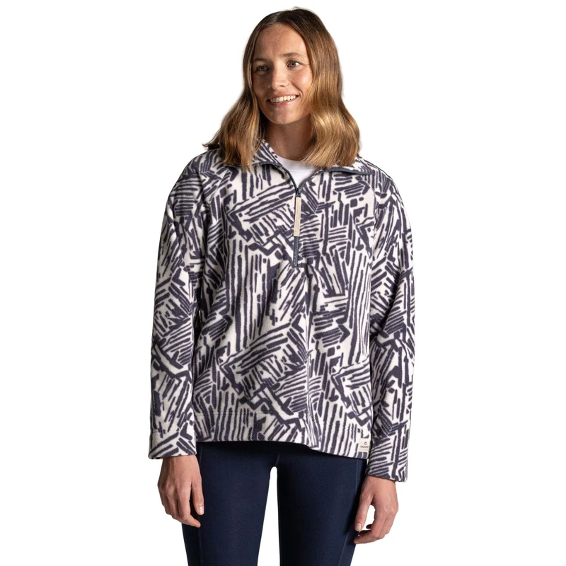 Craghoppers Womens Annjela Half Zip Microfleece Insulating Lightweight Layer Top