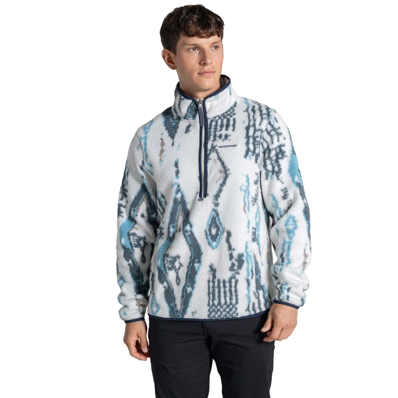 Craghoppers Mens Tatton II Half Zip Borg Fleece Insulating Mid Layer Top