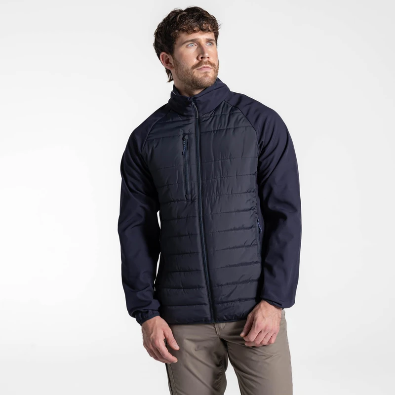 Craghoppers Mens Expert Compress Lite Hybrid Jacket, Dark Navy, XXL Plus EU