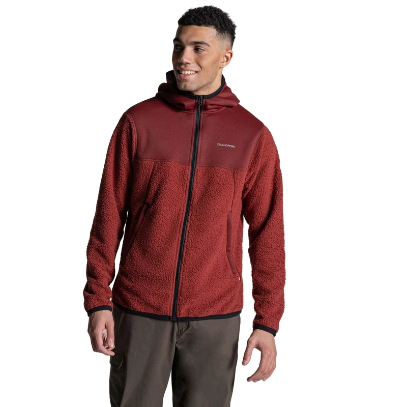 Craghoppers Mens Telesto Hooded Borg Fleece DofE Approved Insulating Jacket - Image 1