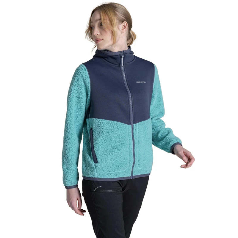 Craghoppers Womens Telesto Hooded Borg Fleece DofE Approved Insulating Jacket - Image 1