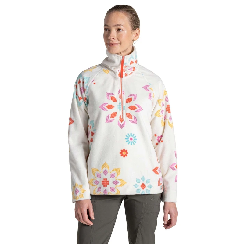 Craghoppers Womens Annjela Half Zip Microfleece Insulating Lightweight Layer Top