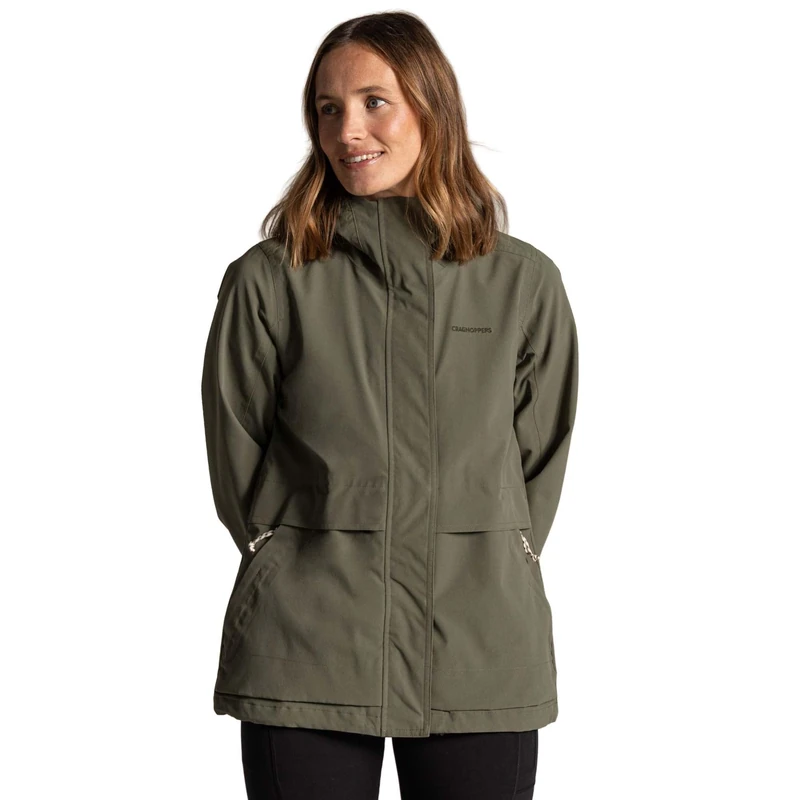 Craghoppers Womens Maryam Waterproof Jacket Wind Resistant Breathable Hiking Coat