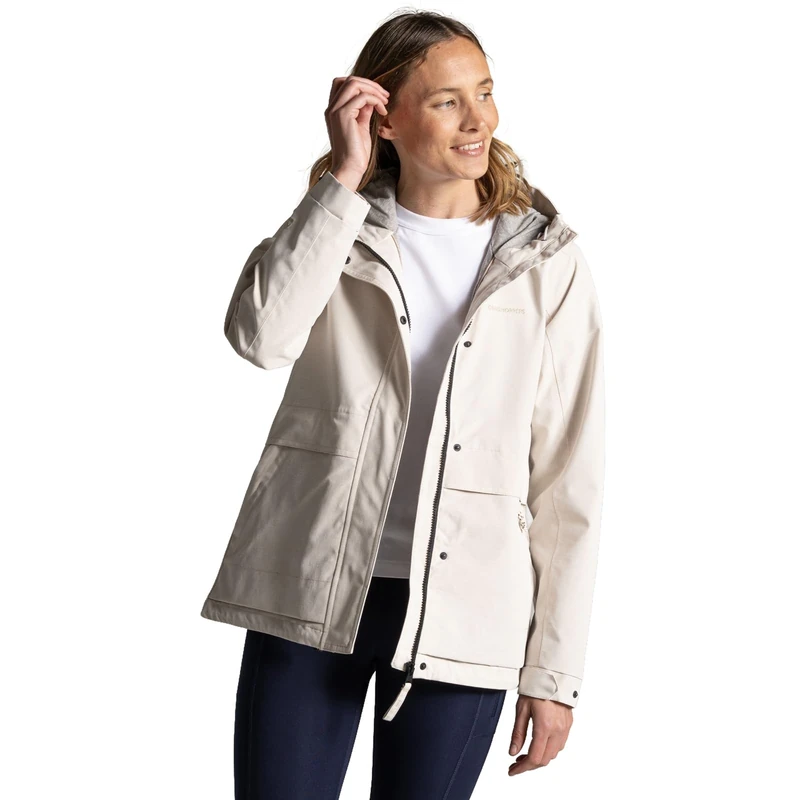 Craghoppers Womens Maryam Waterproof Jacket Wind Resistant Breathable Hiking Coat