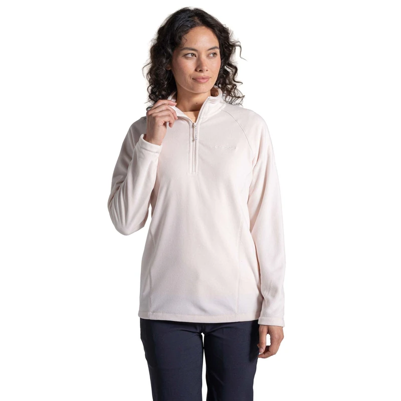 Craghoppers Womens Miska VI Half Zip Fleece, Sugared Almond, 8 EU