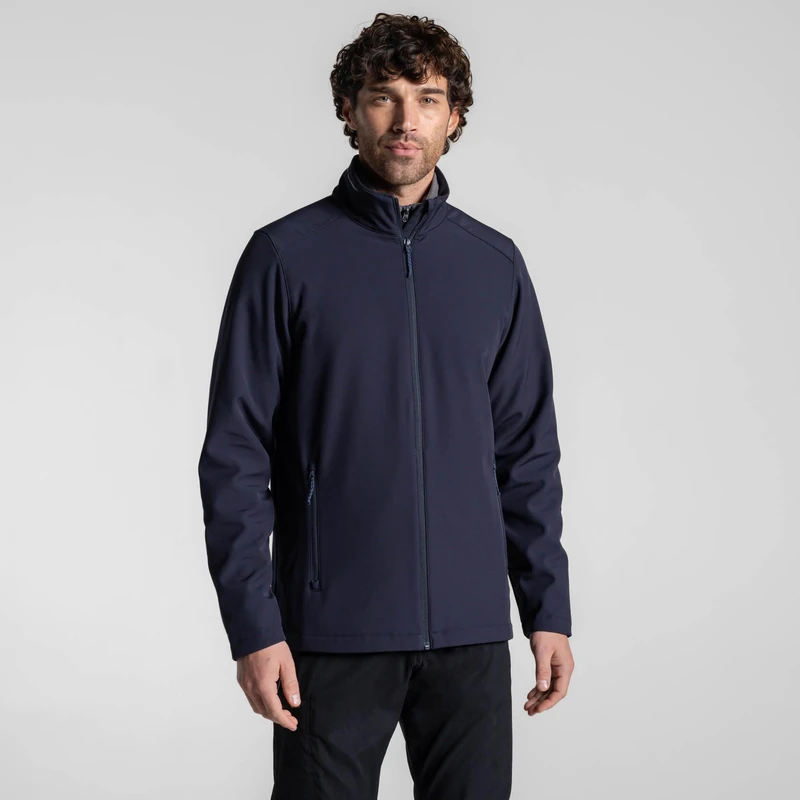 Craghoppers Mens Expert Base Camp II Softshell Jacket, Dark Navy, XL EU