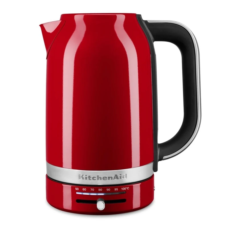 KitchenAid 5KEK1701 1.7L Variable Temperature Kettle, Adjustable Temperature Control 50°C-100°C, Quick Boil & Water Level Gauge, Empire Red