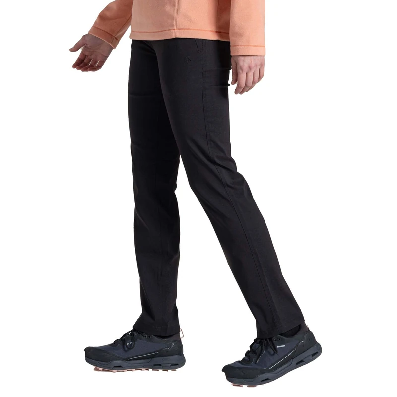 Craghoppers Womens Trousers Kiwi Pro III Walking, Black, 18 Plus Long EU