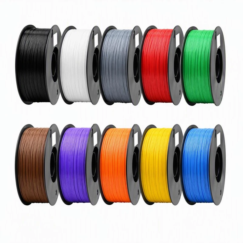 YUANEANG ABS 3D Printer Filament 1.75mm, 10 Different Color, Strong & Durable, High Heat Resistance, Low Warp Performance,Ideal for Functional Parts, Engineering Models, Mechanical Printing Projects