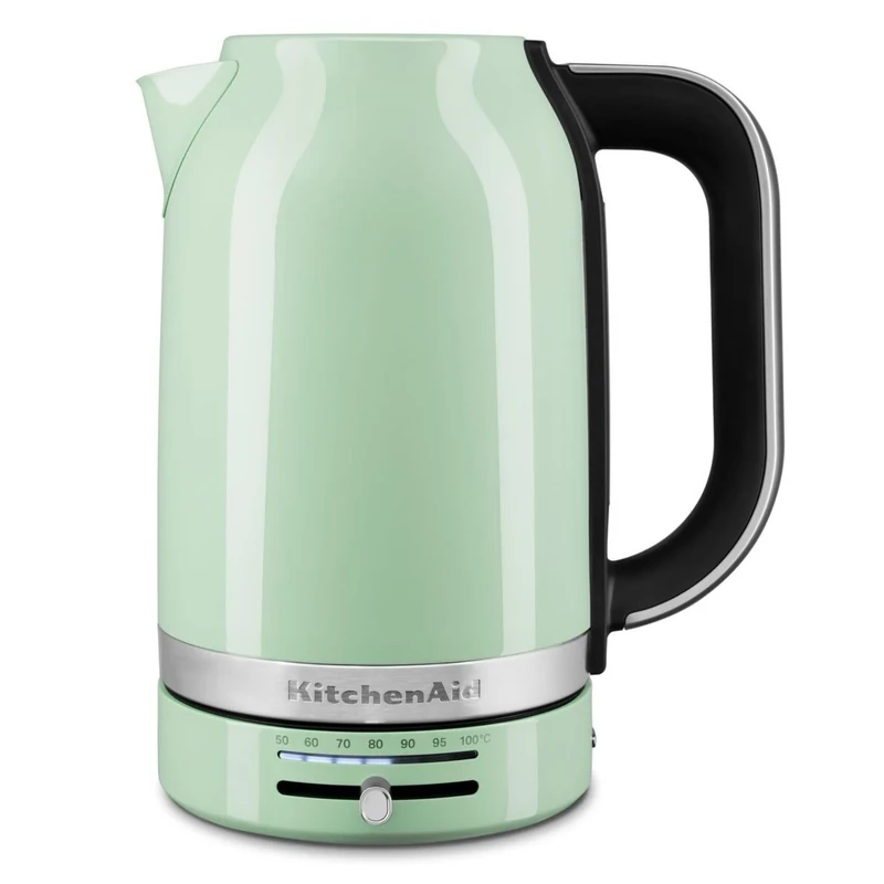 KitchenAid 5KEK1701 1.7L Variable Temperature Kettle, Adjustable Temperature Control 50°C-100°C, Quick Boil & Water Level Gauge, Pistachio