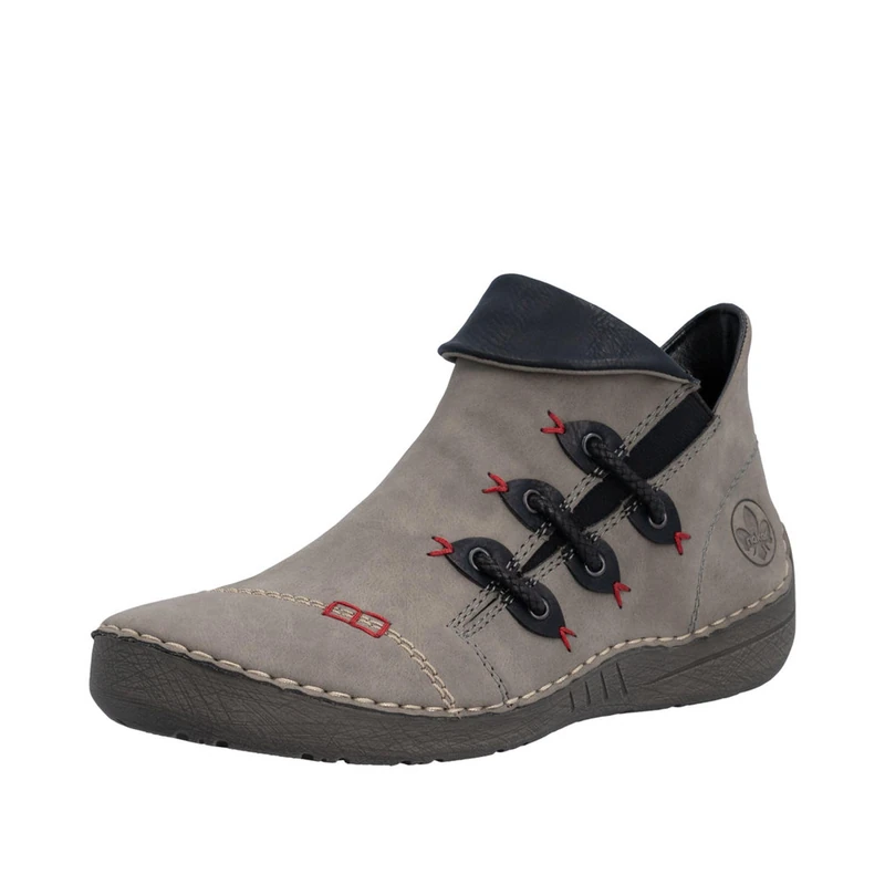 Rieker Women's 72581 Ankle Boots, gray, 6 UK