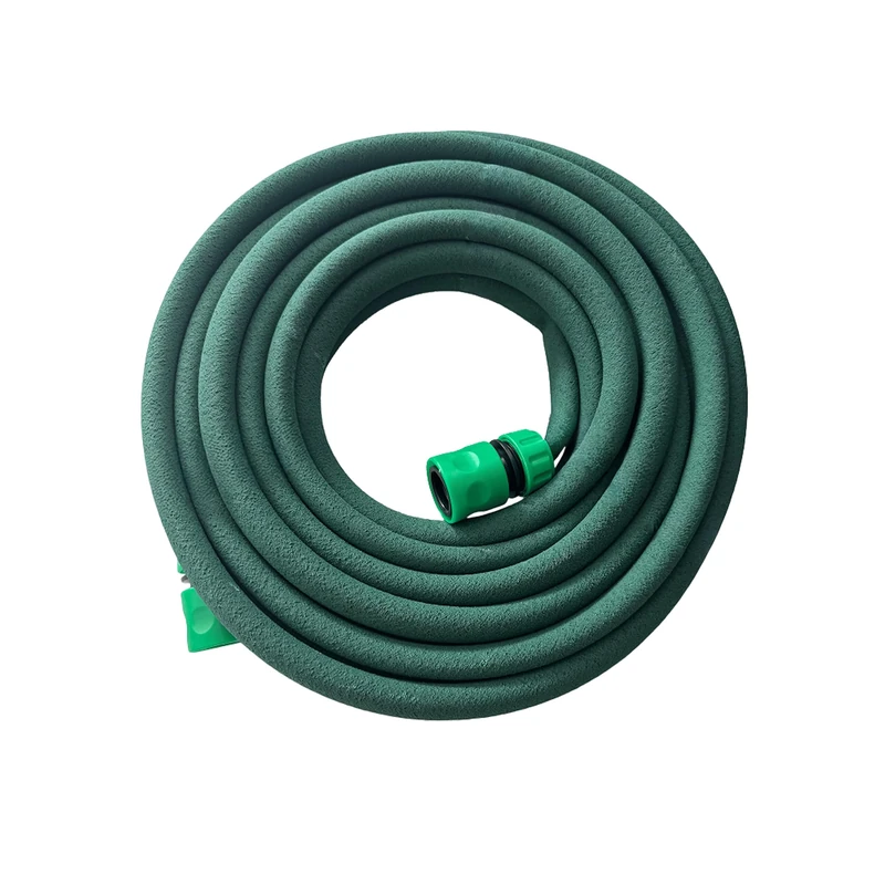 Relaxdays 70m Soaker Hose for Irrigation, Raised Beds, Hedges, Green, Garden Hose, 55cm x 55cm