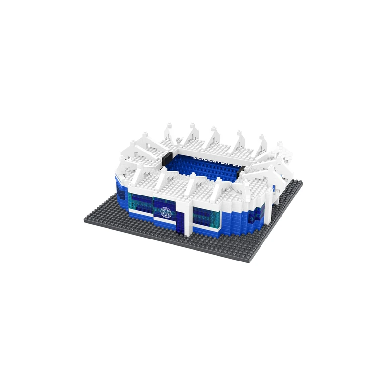 FOCO Officially Licensed Leicester City King Power BRXLZ Mini Stadium 3D Bricks Construction Toy Model