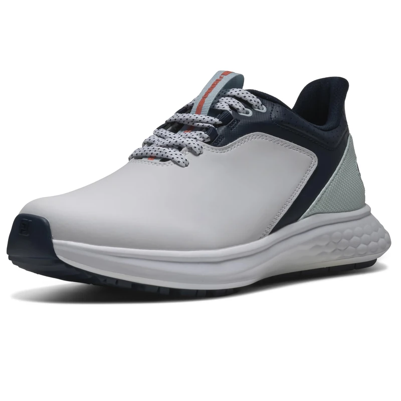 FootJoy Women's Pulse Golf Shoe, White/Navy/Blue, 7 UK Wide