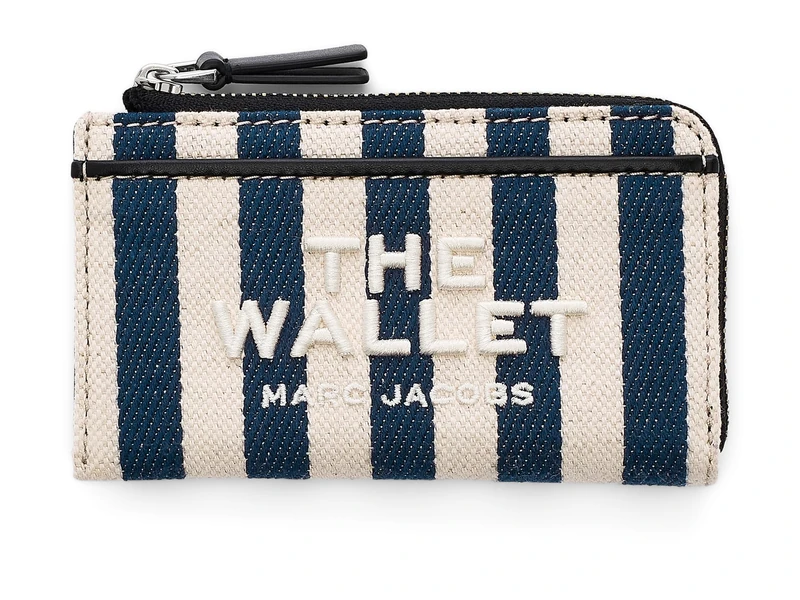 Marc Jacobs The Stripe Canvas Top Zip Multi Wallet