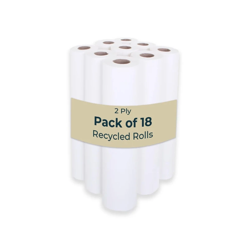 Nationwide Paper Premium 2-Ply Couch Rolls 20" White – Pack of 18 | Individually Wrapped Hygiene Rolls | 50cm Wide x 40m Long | Ideal for Massage Tables, Beauty Bed, Medical & General Use
