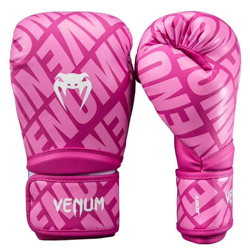 Venum Contender 1.5 XT 3D Boxing Gloves - Candy Pink-White 16oz