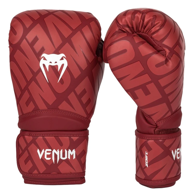 Venum Contender 1.5 XT 3D Boxing Gloves - Cherry Red-White 10oz