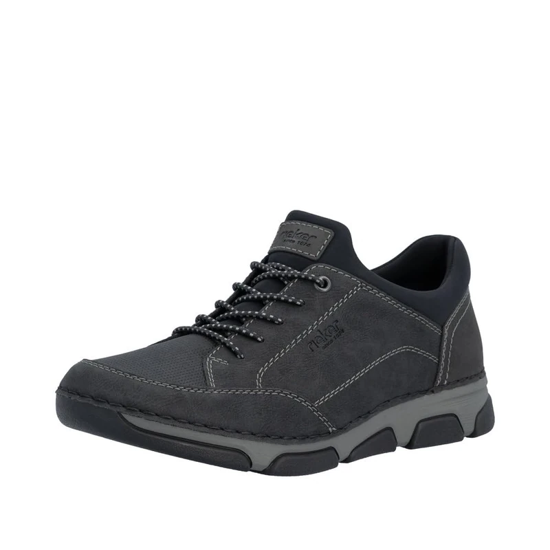 Rieker 15950-14 Men's Lace-Up Shoes Textile/Synthetic Blue