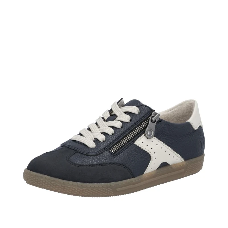 Rieker Women's Low-Top Trainers L9700, Women's Low Shoes, Loose Insole, Blue, 40 EU