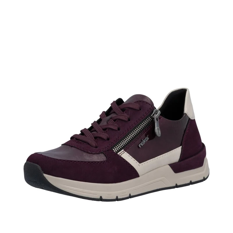 Rieker Women's Low-Top Trainers 58902, Women's Low Shoes, Loose Insole, red, 40 EU