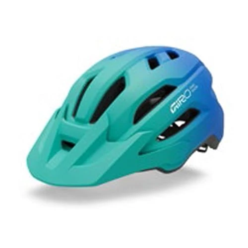 Giro Fixture II Youth Unisex Sport Helmet, Green/Blue, In-Mold Construction, Recreation