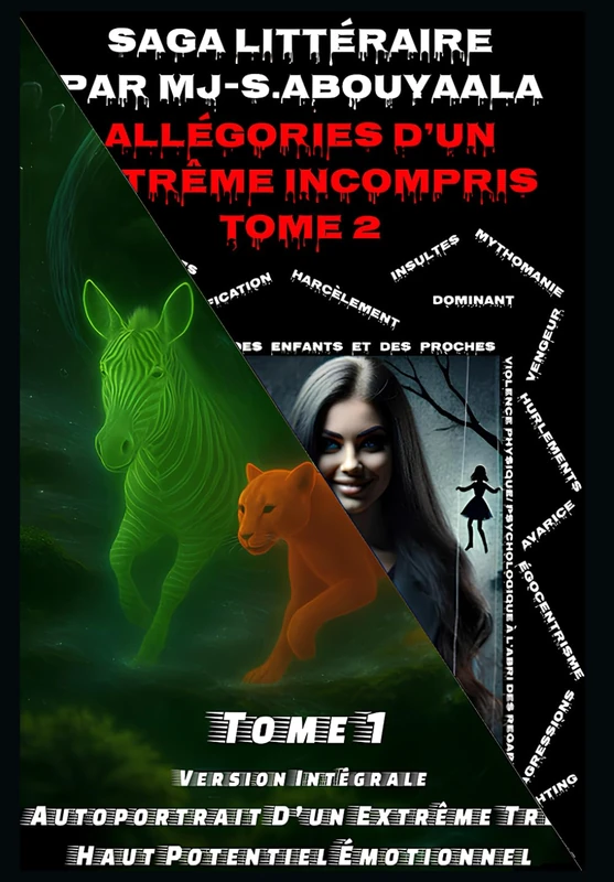 Allégories D’un Extrême Incompris Tome 1 et 2 Version Intégrale: Autoportrait D’un Extrême Très Haut Potentiel Émotionnel + Biographie Savante D’une Perverse Narcissique - Image 1