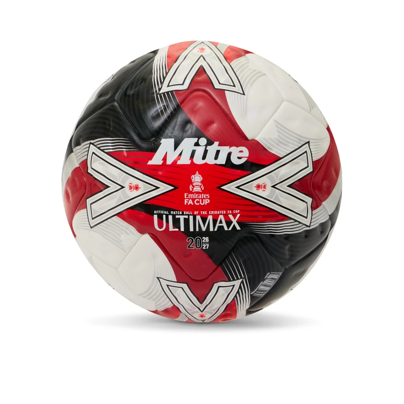 Mitre FA CUP BALL Ultimax Pro White/Red 5