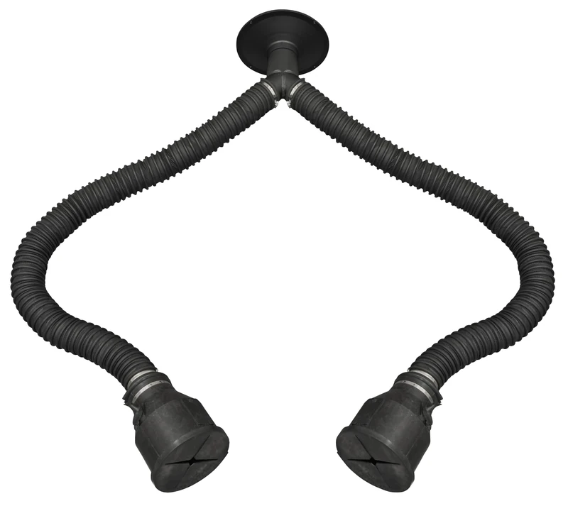 Sealey Twin Pipe 1.65m Exhaust Extractor Hose for EFS/93 - EFS/93TP