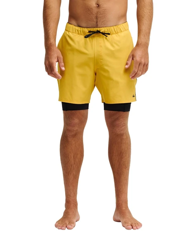 Quiksilver Amphibian Boardshorts Highline Amphibian 17 Mens Yellow