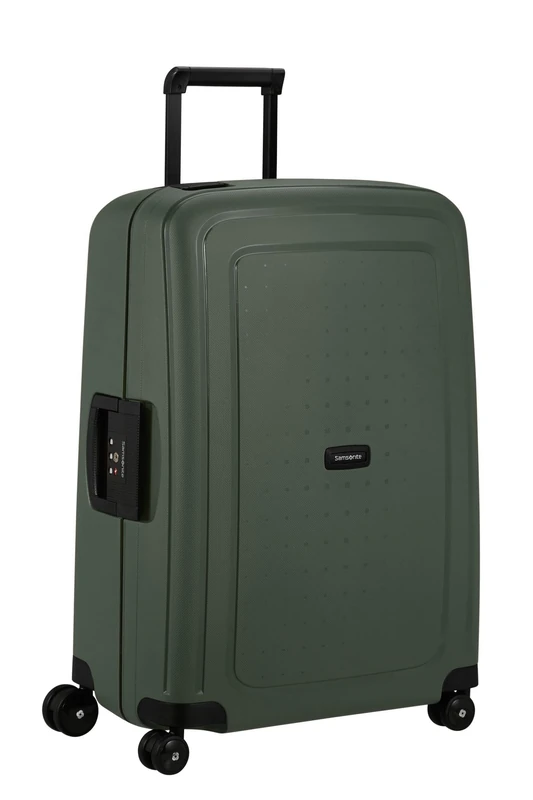 Samsonite S'Cure - Renewed Spinner M, Suitcase, M (69 cm), 79 L, Green (Dark Green)