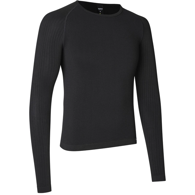 GripGrab PACR Spring Autumn Cycling Base Layer Long Sleeve Undershirt Black