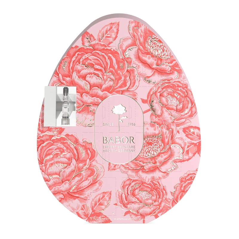 BABOR Easter Egg with 14-Day Ampoule Treatment, Regenerating Anti-Aging Serum for a Radiant Complexion, for Dry and Mature Skin, Easter Egg 14 x 2 ml
