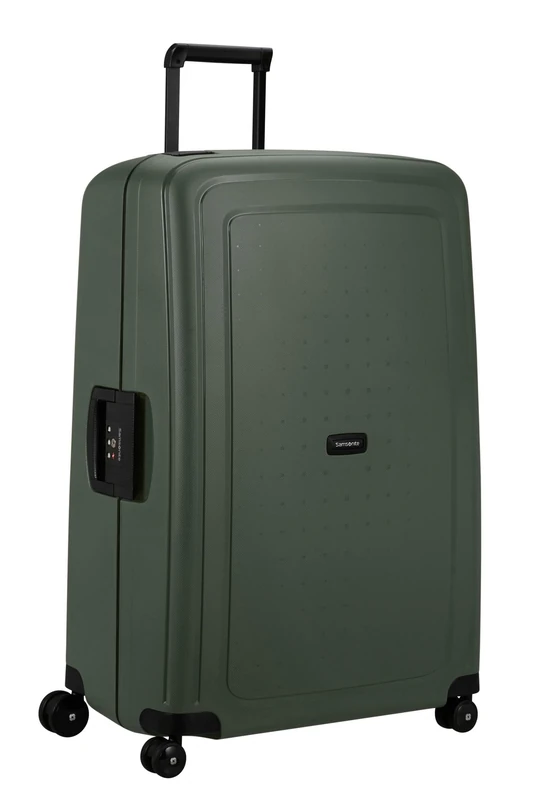 Samsonite S'Cure - Renewed Spinner XL, Suitcase, XL (81 cm), 138 L, Green (Dark Green)