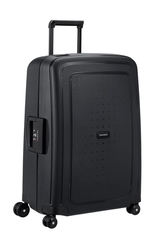 Samsonite S'Cure - Renewed Spinner M, Suitcase, M (69 cm), 79 L, Black (Black)