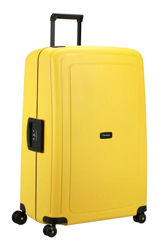 Samsonite S'Cure - Renewed Spinner XL, Suitcase, XL (81 cm), 138 L, Yellow (Yellow)
