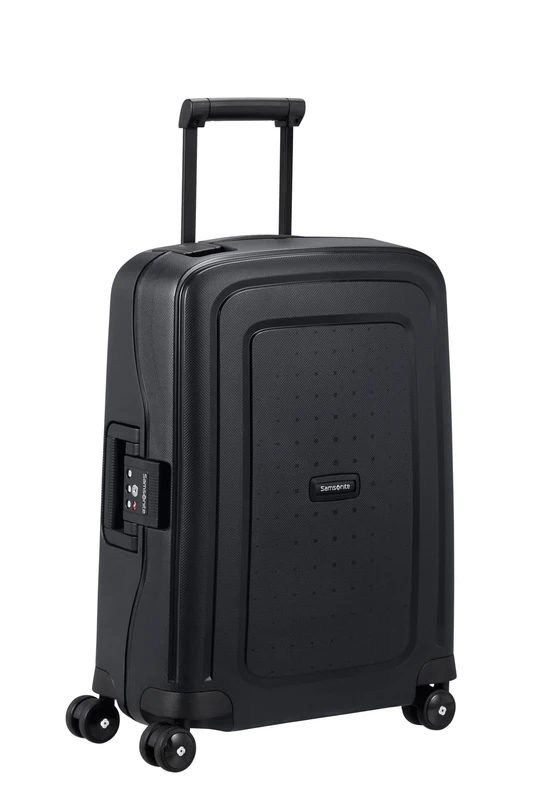 Samsonite S'Cure - Renewed Spinner S, Hand Luggage, S (55 cm), 34 L, Black (Black)