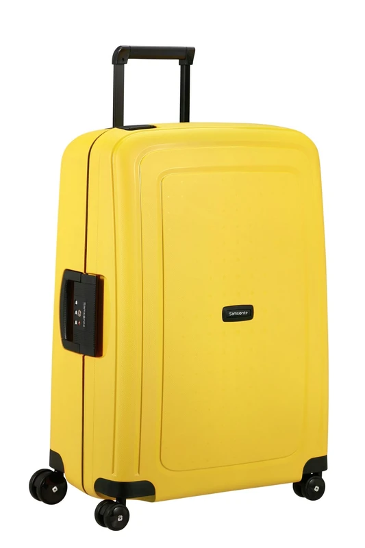 Samsonite S'Cure - Renewed Spinner M, Suitcase, M (69 cm), 79 L, Yellow (Yellow)
