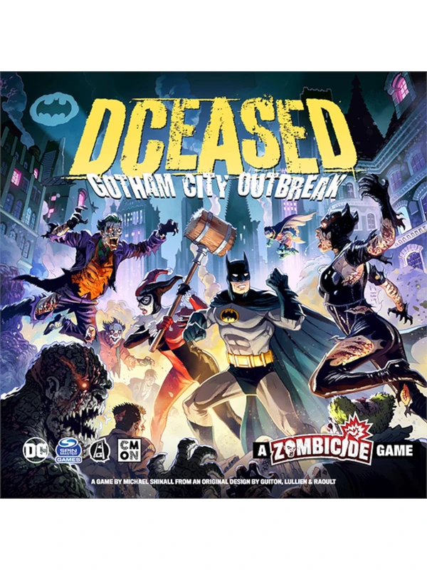 CMON | DCeased Gotham City Outbreak | Board Game | Ages 14+ | 1-6 Players | 60 Minutes Playing Time