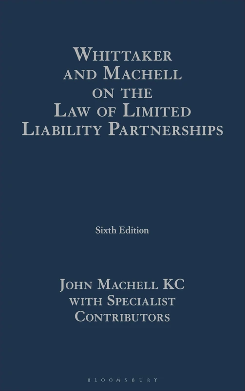 Whittaker and Machell on the Law of Limited Liability Partnerships - Image 1