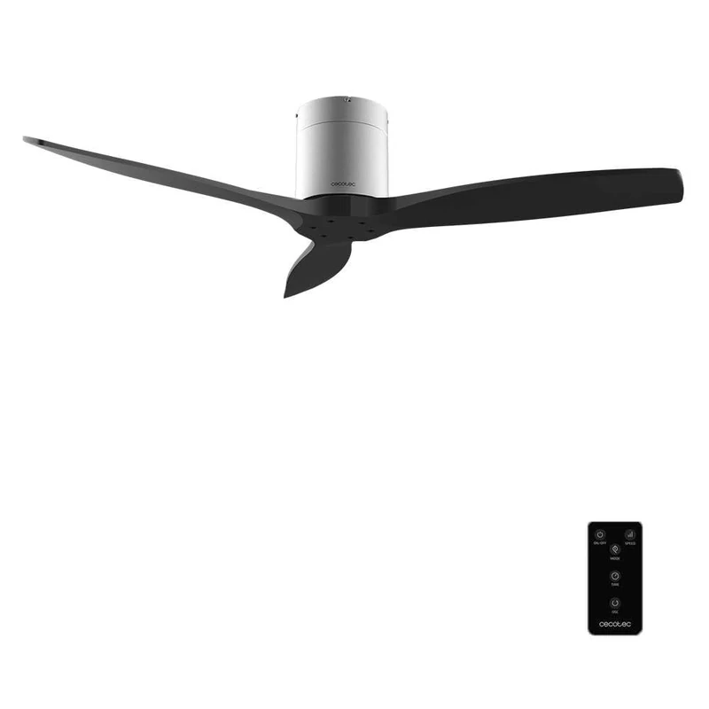 Cecotec EnergySilence Aero 5400 Classic Iron&Black Ceiling Fan with Remote Control 52" DC Motor 40W, 3 Blades, 6 Speeds, Timer up to 8h, Winter/Summer Mode