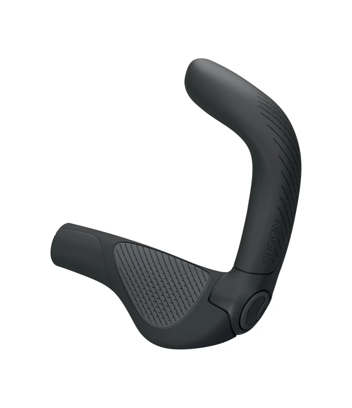 Ergon GP5 EVO Bicycle Grips with built in Bar Ends, Black, Small