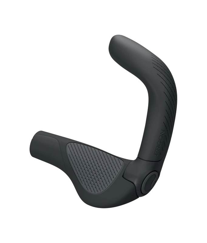 Ergon GP5 EVO Bicycle Grips with built in Bar Ends, Black, Large