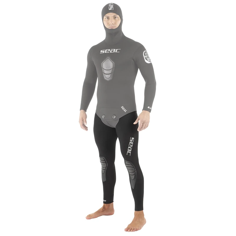 SEAC Seal Pants - Men's 5mm Two-Piece Neoprene Pants | Freediving & Spearfishing | Interior Open Cell, High Waist, Neoprene Stretch, Glued & Blind Stitched, XXXL