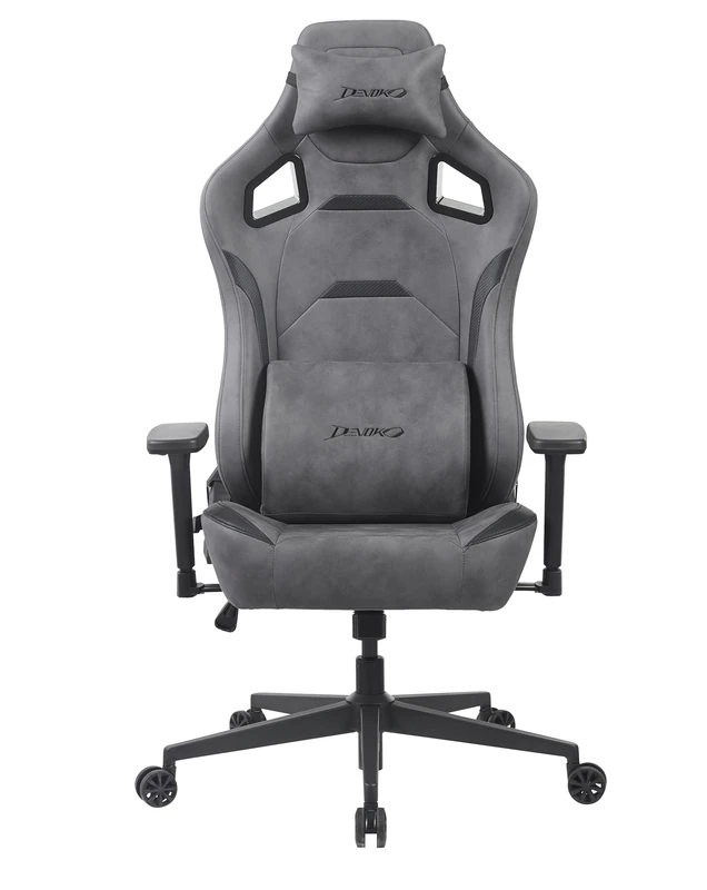 JUMMICO LED Gaming Chair with Massage Lumbar Support & Footrest, Ergonomic Reclining Gamer Chair for Adults, High Back PU Leather PC Chair with RGB Lights, Red