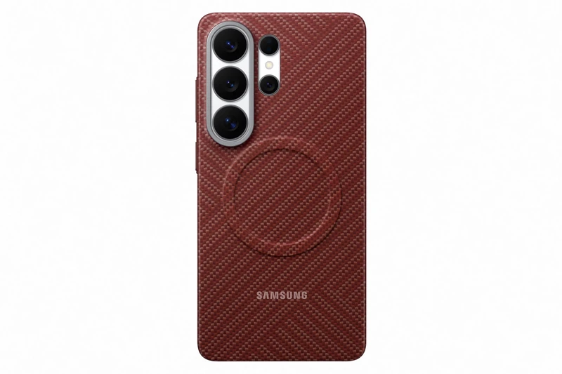 Samsung Galaxy S26 Ultra Carbon Magnet Case, Red