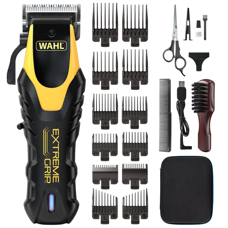 Wahl Extreme Grip Hair Clipper - Heavy-Duty Cordless Motor