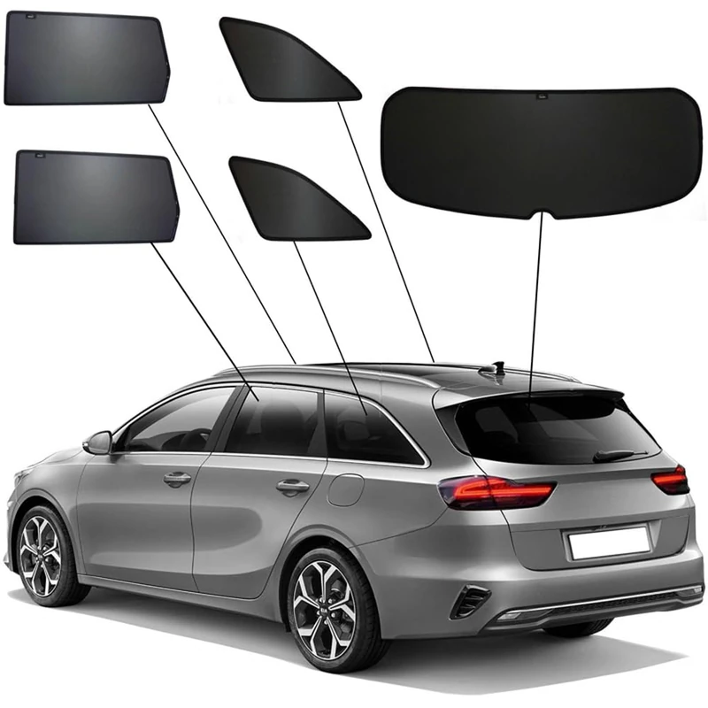 SunClip Privacy & Sun protection compatible with Kia Cee'd SW (CD) 2018-