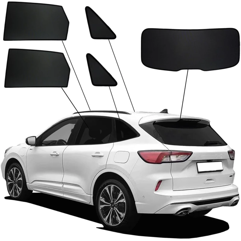 SunClip Privacy & Sun protection compatible with Ford Kuga III 2019-